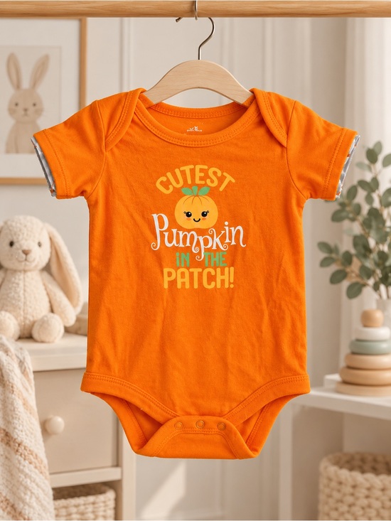 Way To Celebrate Other - Way To Celebrate Cutest Pumpkin in the Patch Halloween Bodysuit 6-9M